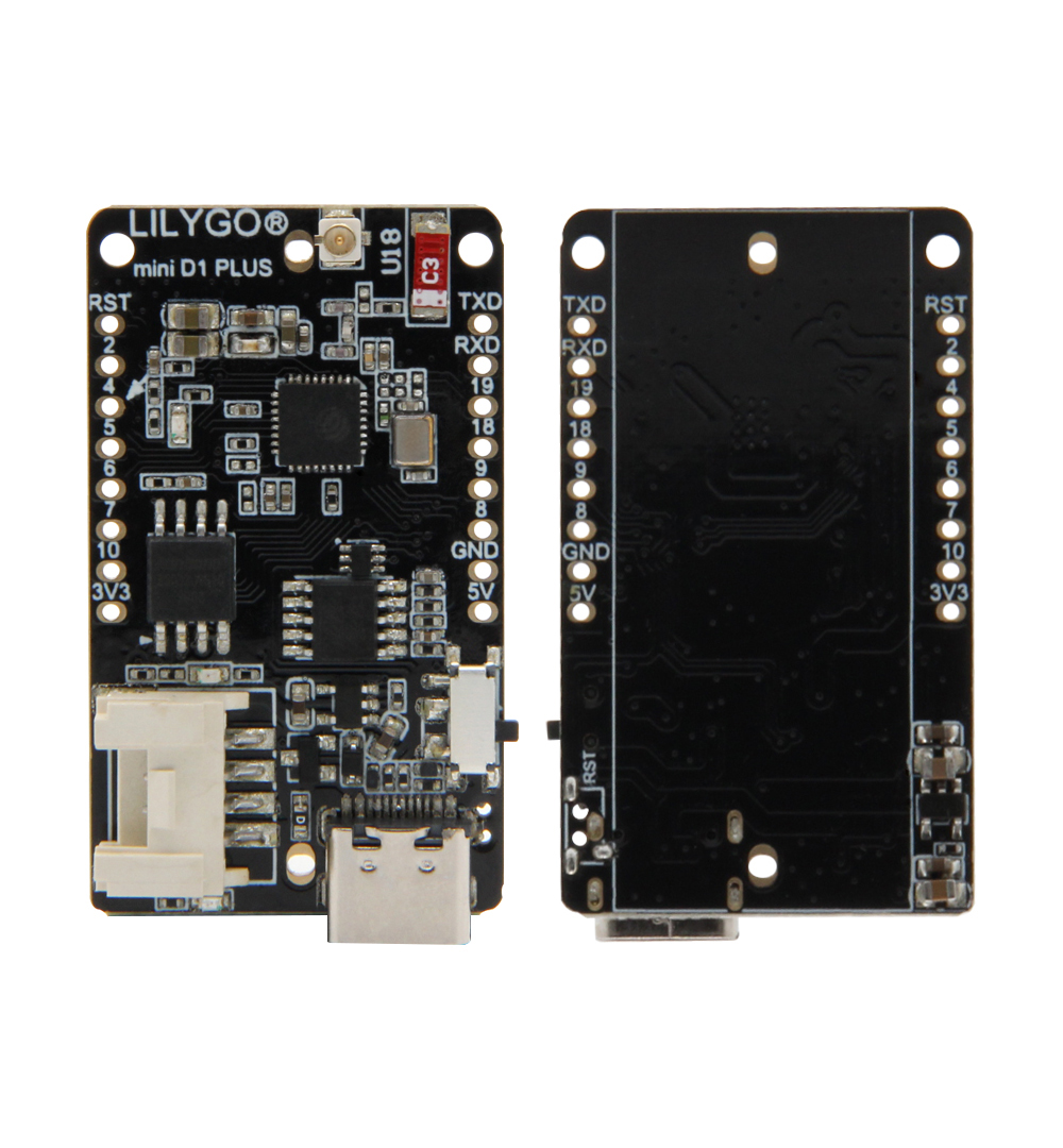 Esp32 Battery Holder Lipo - LILYGO®TTGO T-OI artı RISC-V q1-c3 çip