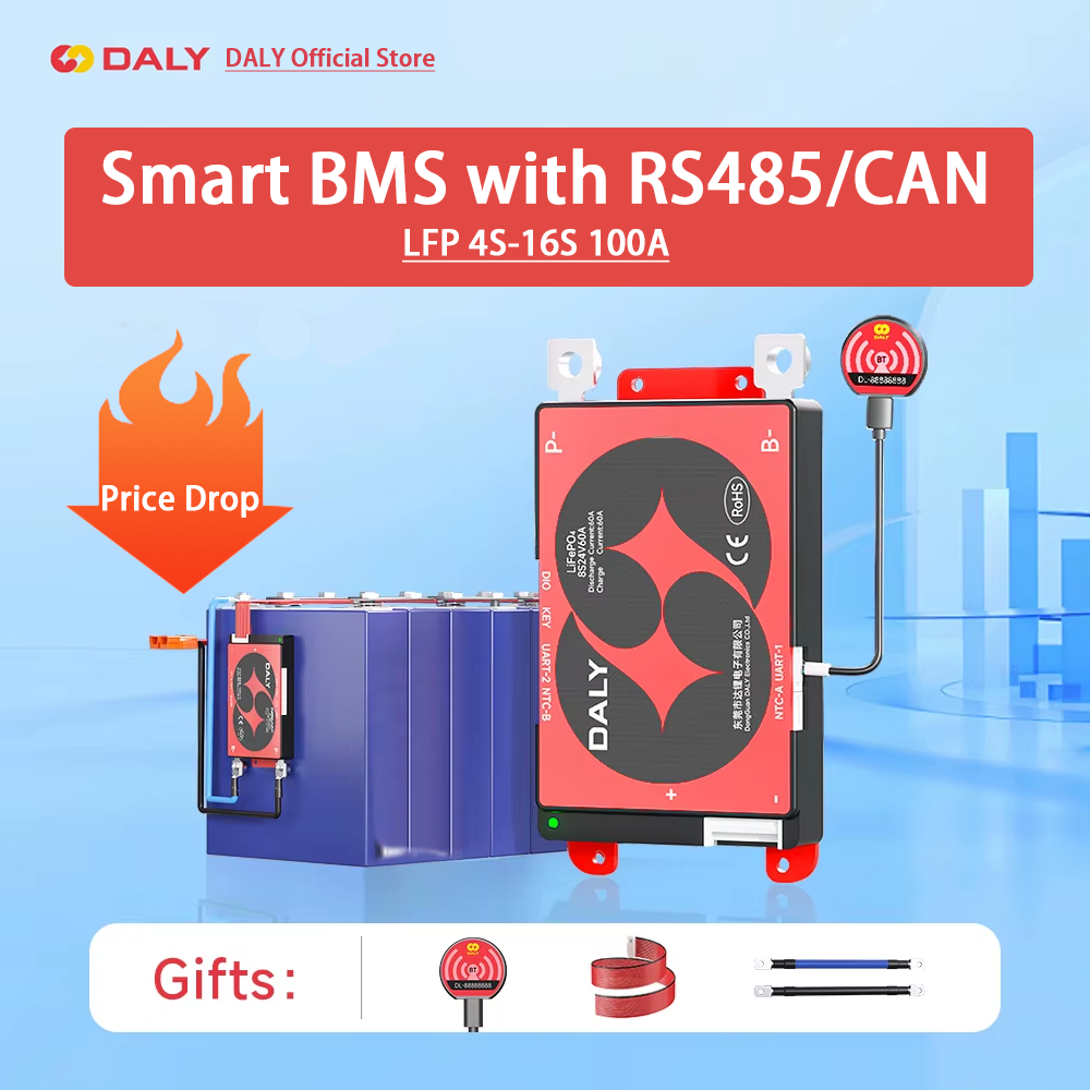 Proto Board - Daly Akıllı BMS 4S Lifepo4 12V