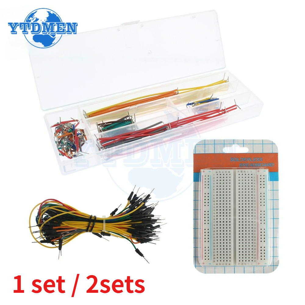 Breadboard 400 Point - 1/2 Set Breadboard Jumper Kablosu Kiti