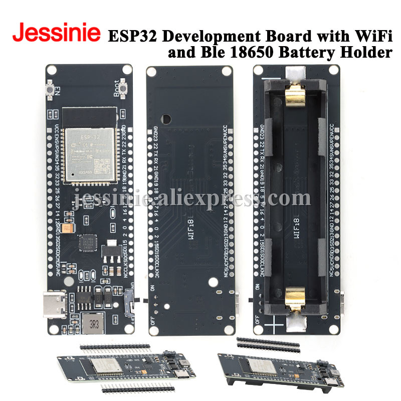 Esp32 Battery Holder Lipo - WiFi Ble Bluetooth-Compat 18650 Pil Tutuculu