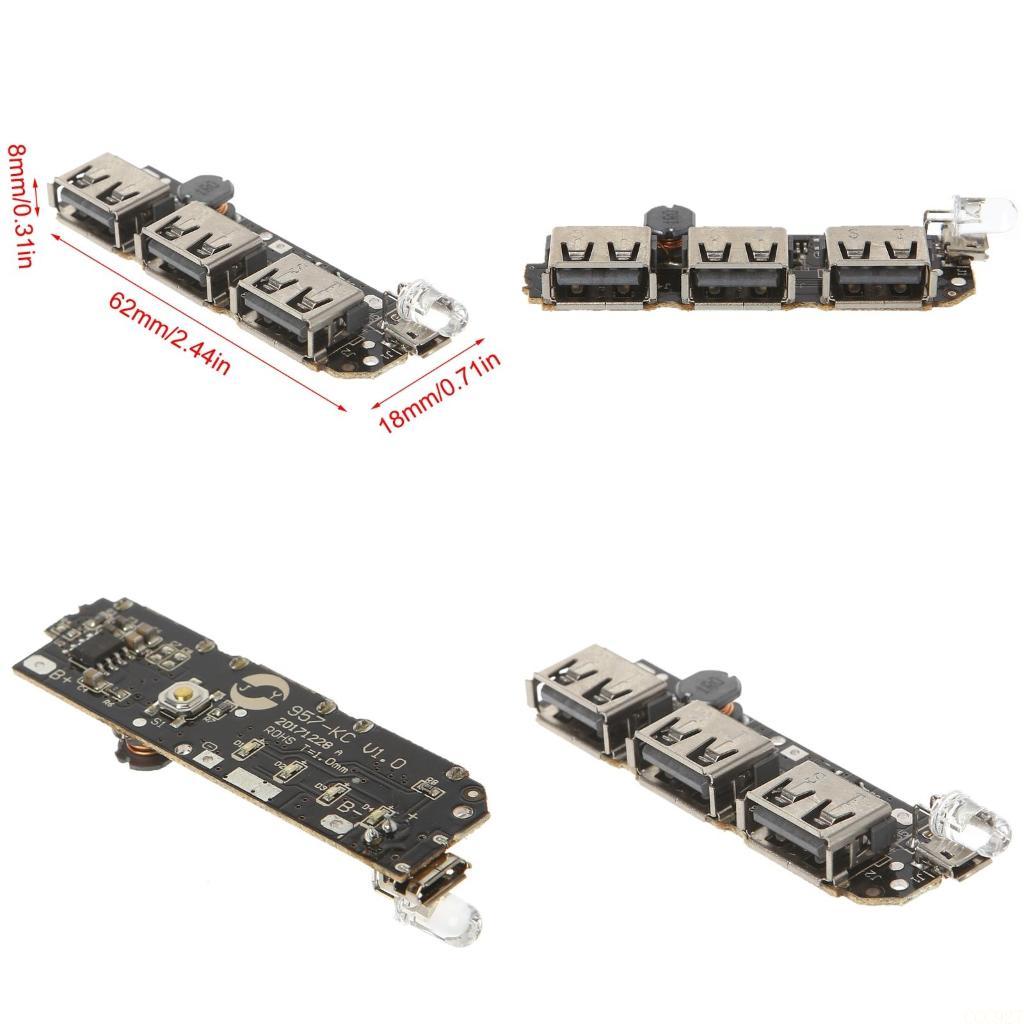 Li Ion Charger Module - B03F 5 V 2.1A 3 USB