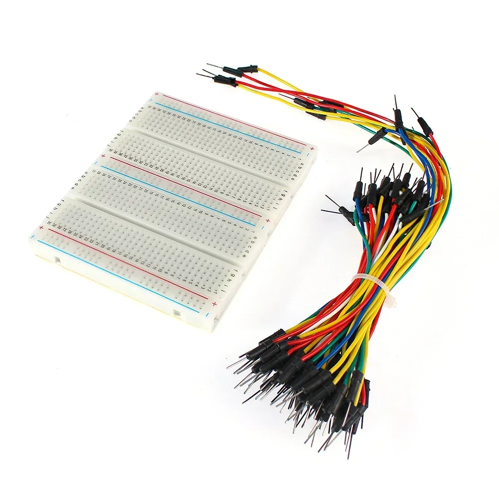 Breadboard 400 Point - 400/750/830Tie DIY PCB Breadboard Kiti Jumper