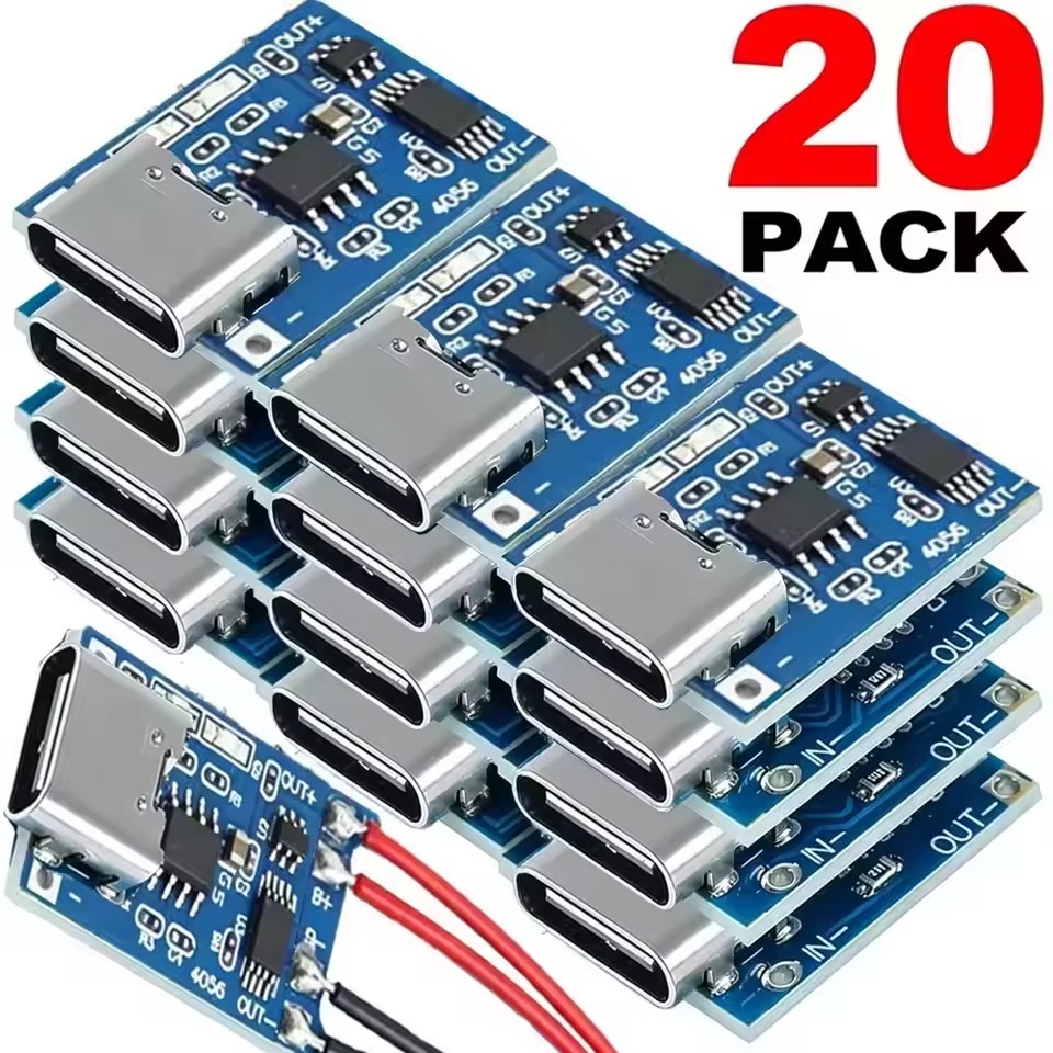 Tp4056 Module - USB Type-C TP4056 Şarj Modülü, 5V
