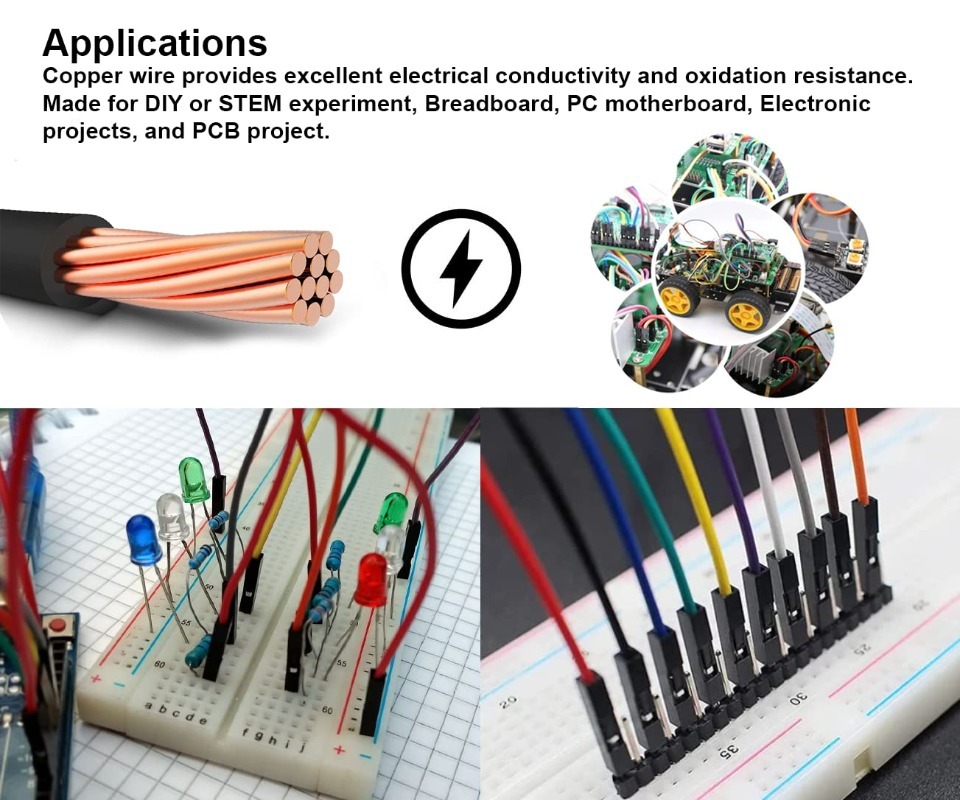 40Pin Dupont Kablo Şerit Jumpe - Jumper Wire Kit incelemesi ve fiyatı