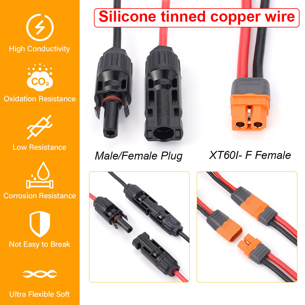 1/2/3/6M XT60 12AWG XT60i-F Di - Ipex Connector incelemesi ve fiyatı