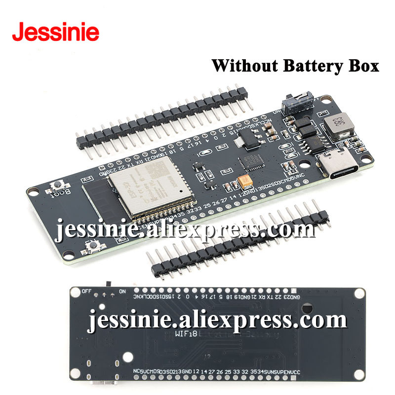 WiFi Ble Bluetooth-Compat 1865 - Esp32 Battery Holder Lipo incelemesi ve fiyatı