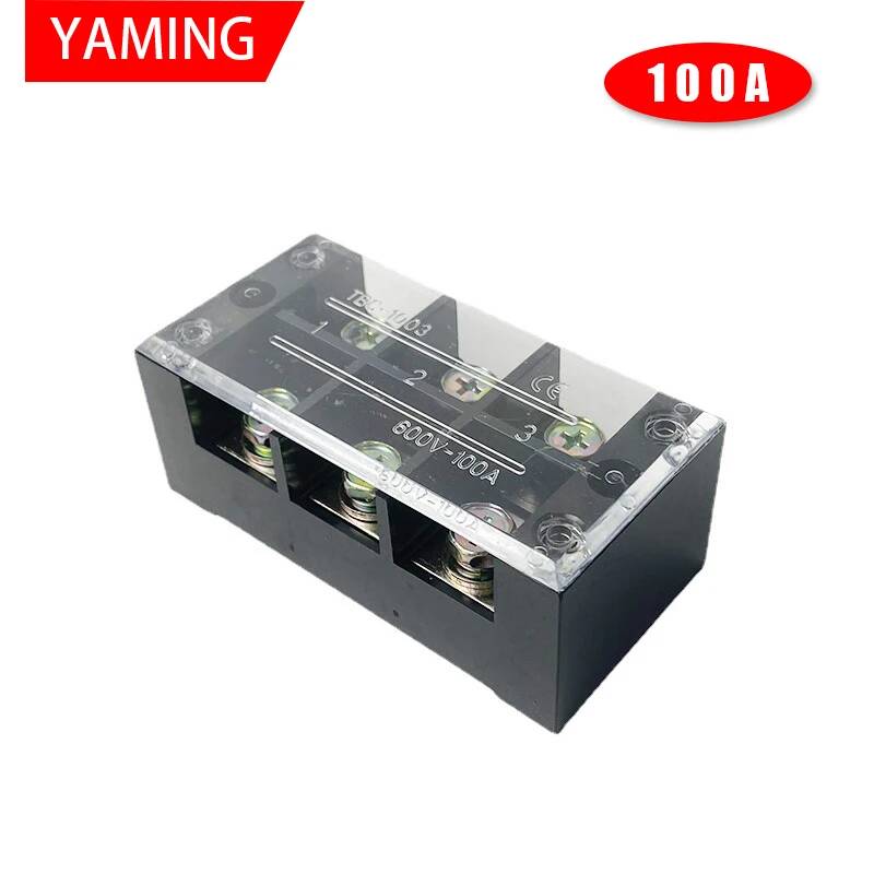 2 adet TBC-1003 100A 3P 600V 6 - Screw Terminal Block incelemesi ve fiyatı
