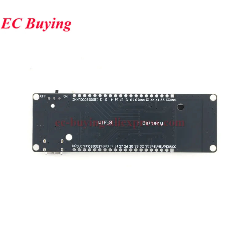 WiFi Ble Bluetooth Uyumlu 1865 - Esp32 Battery Holder Lipo incelemesi ve fiyatı