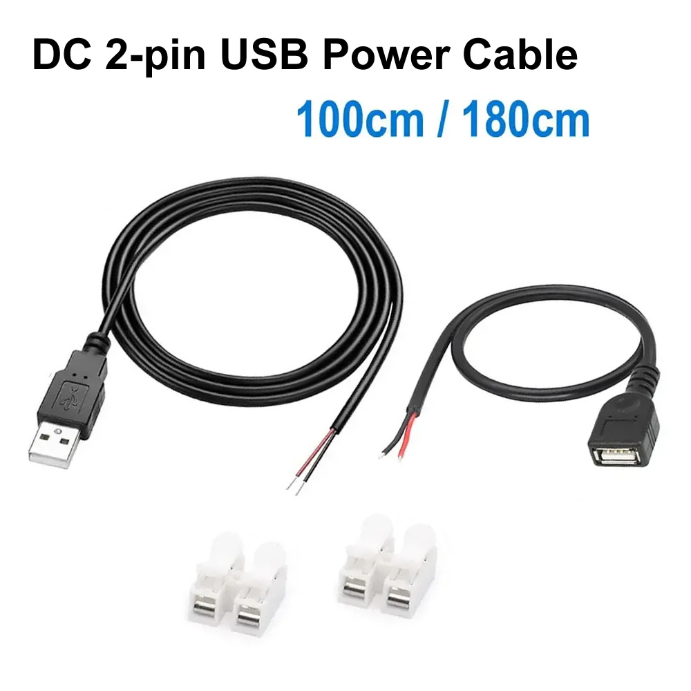 DC 2-pin USB Güç Kablosu USB E - Ipex Connector incelemesi ve fiyatı