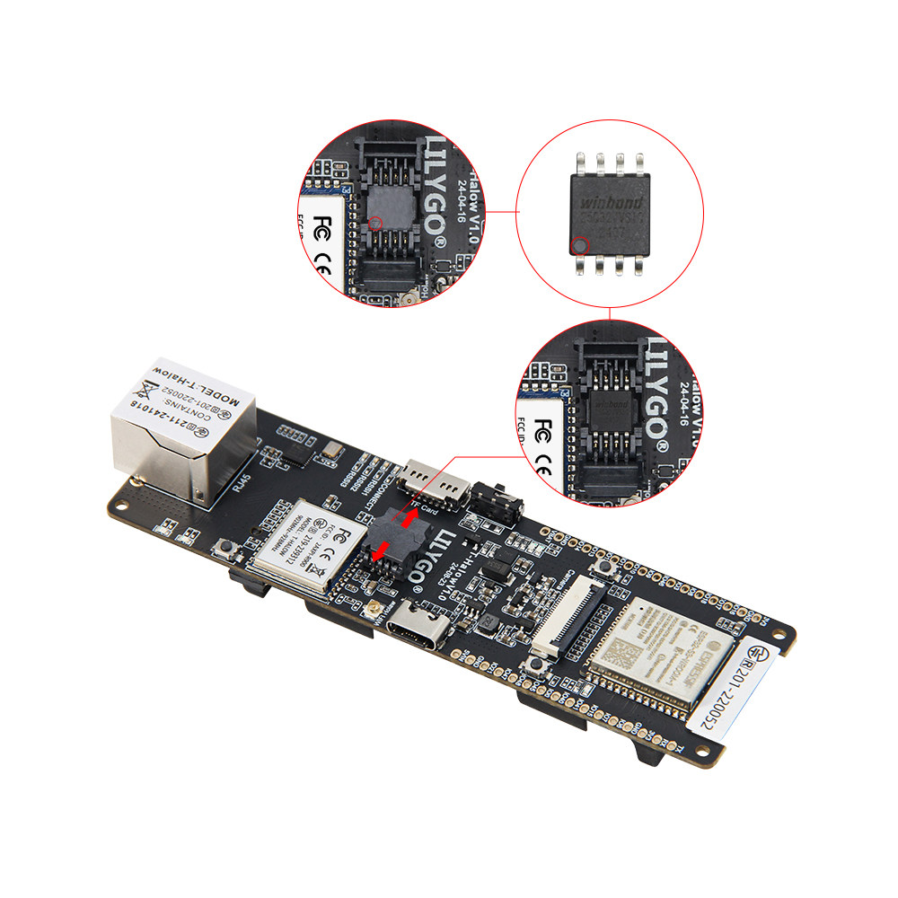 LILYGO T-Halow ESP32-S3 Gelişt - Esp32 Battery Holder Lipo incelemesi ve fiyatı