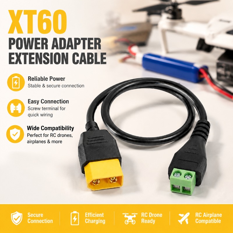XT60 Konnektör Erkek Dişi - 2  - Screw Terminal Block incelemesi ve fiyatı