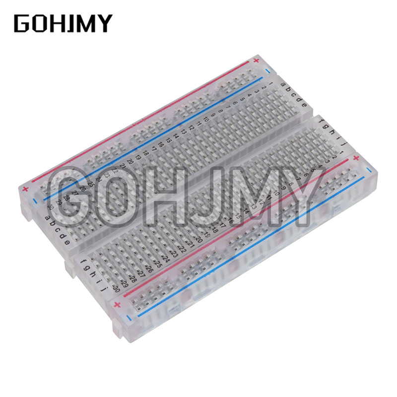 10 adet şeffaf mini ekmek taht - Breadboard 400 Point incelemesi ve fiyatı