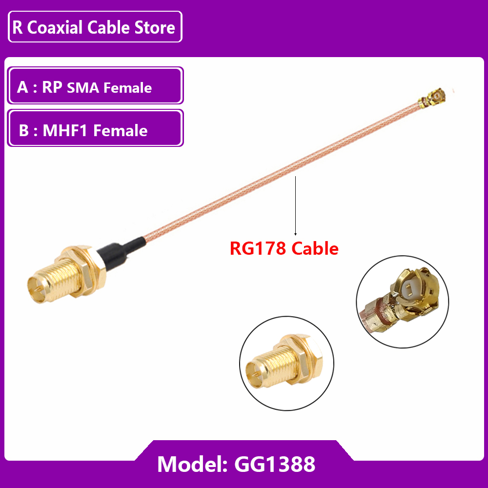 1PC UFL u.FL MHF Dişi - SMA Di - Ipex Connector incelemesi ve fiyatı